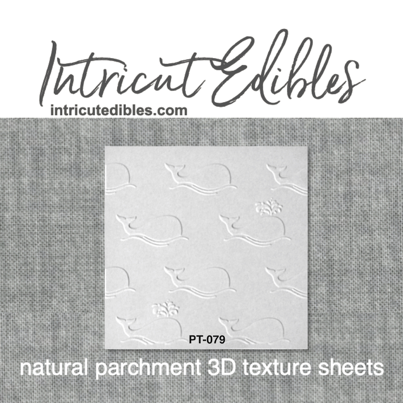 Cookie Parchment Texture Sheets Whales