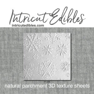 Cookie Parchment Texture Sheets Snowflakes 1