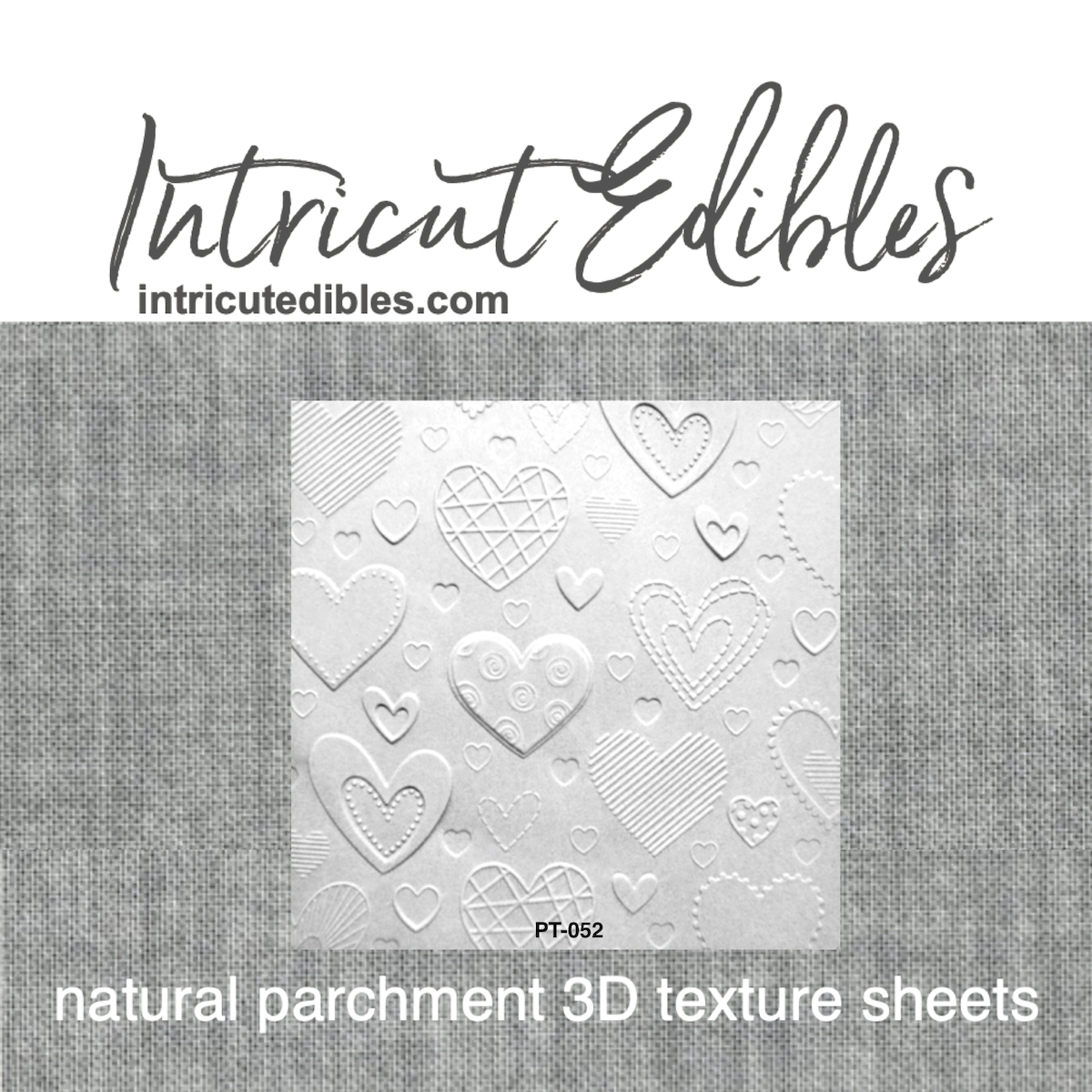 Parchment Texture Sheets - Heart Lattice Dots — The Cookie Countess