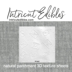 Cookie Parchment Texture Sheets Heart Envelopes