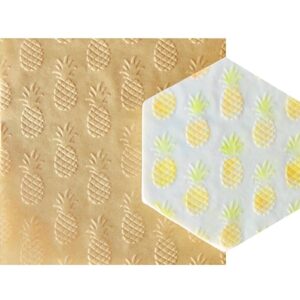 Parchment Texture Sheets Pineapples Hawaii
