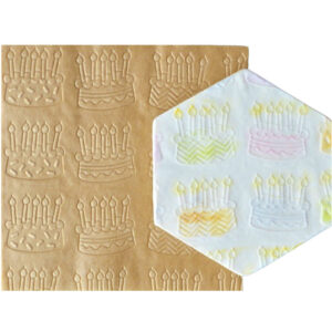 Parchment Texture Sheets Birthday Cakes