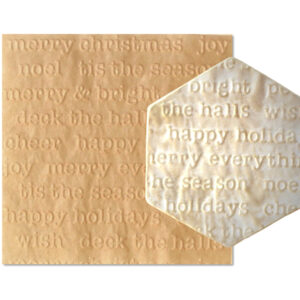 Parchment Texture Sheets Christmas Text