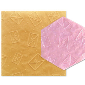 Parchment Texture Sheets Heart Envelopes