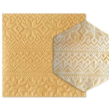 Cookie Parchment Texture Sheets Knit 6