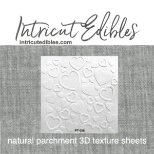 Cookie Parchment Texture Sheets Heart Designs 2