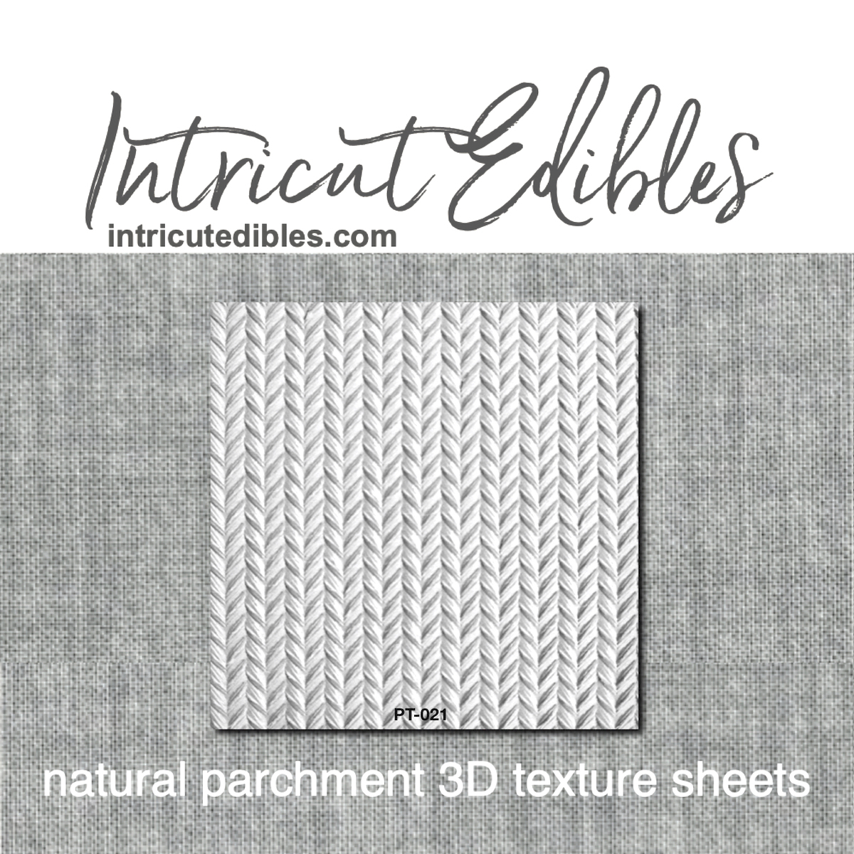 Intricut Edibles - Parchment Texture Designs For Your Desserts