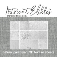 Cookie Parchment Texture Sheets Flower Combo