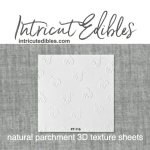 Cookie Parchment Texture Sheets Ladybugs