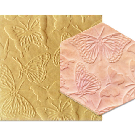 Parchment Texture Sheets Butterflies 02