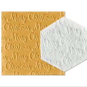 Parchment Texture Sheets - Christmas Text Merry Christmas