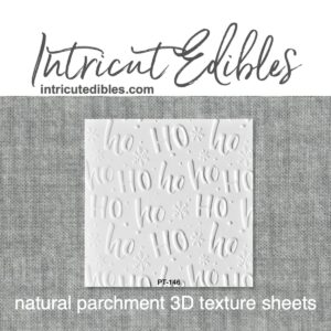 Cookie Parchment Texture Sheets - Christmas Text Ho3