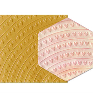 Parchment Texture Sheets - Hearts Rainbow