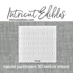 Cookie Parchment Texture Sheets - Baby Blocks