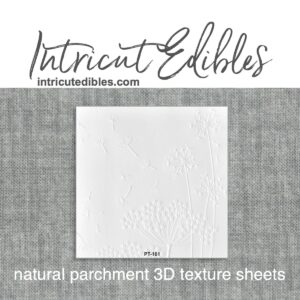 Cookie Parchment Texture Sheets - Floral 13