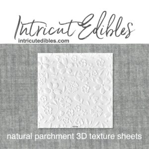 Cookie Parchment Texture Sheets - Floral 16