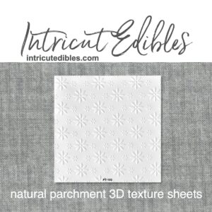 Cookie Parchment Texture Sheets - Floral 17