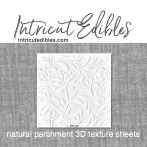 Cookie Parchment Texture Sheets - Floral 14