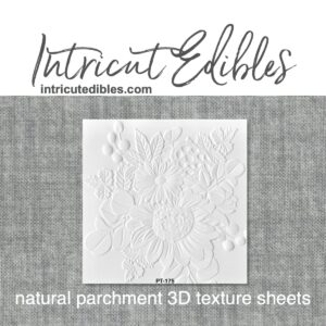 Cookie Parchment Texture Sheets - Floral 18