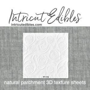 Cookie Parchment Texture Sheets - Floral 21