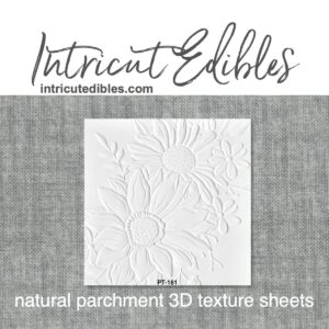 Cookie Parchment Texture Sheets - Floral 24