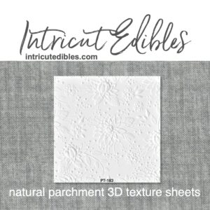 Cookie Parchment Texture Sheets - Floral 26