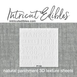 Cookie Parchment Texture Sheets - Words Thanks