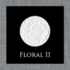 Parchment Texture Circles Floral 11