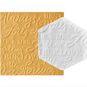 Parchment Texture Sheets - Bridal Text