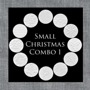 Cookie Parchment Texture Sheets - Christmas Combo 1