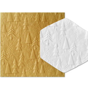 Parchment Texture Sheets – Christmas Trees Modern