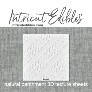 Cookie Parchment Texture Sheets - Hearts Lace