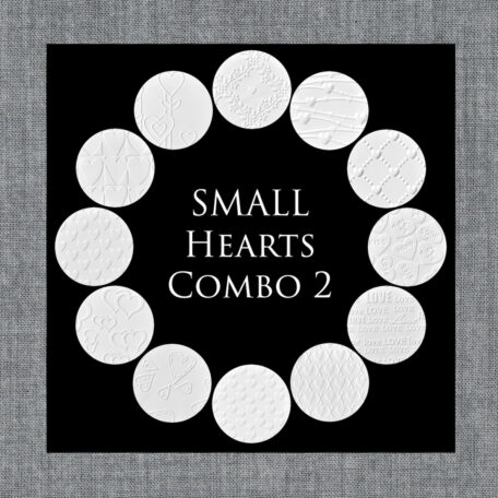 Cookie Parchment Texture Sheets – Small Hearts Combo 2