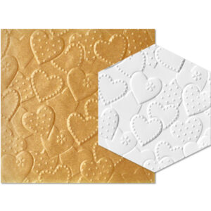 Parchment Texture Sheets - Heart Candy Boxes