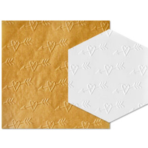 Parchment Texture Sheets - Hearts Arrows