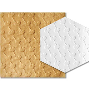 Parchment Texture Sheets - Hearts Pattern 2