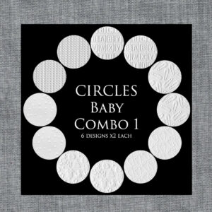 Cookie Parchment Texture Sheets - Baby Combo 1