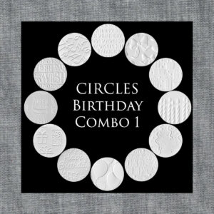 Cookie Parchment Texture Sheets - Birthday Combo 1