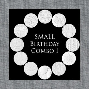 Cookie Parchment Texture Sheets - Birthday Combo 1