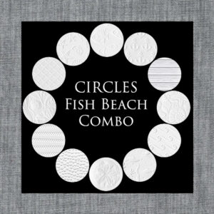 Cookie Parchment Texture Sheets - Fish Beach Combo