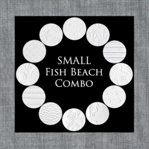 Cookie Parchment Texture Sheets - Fish Beach Combo