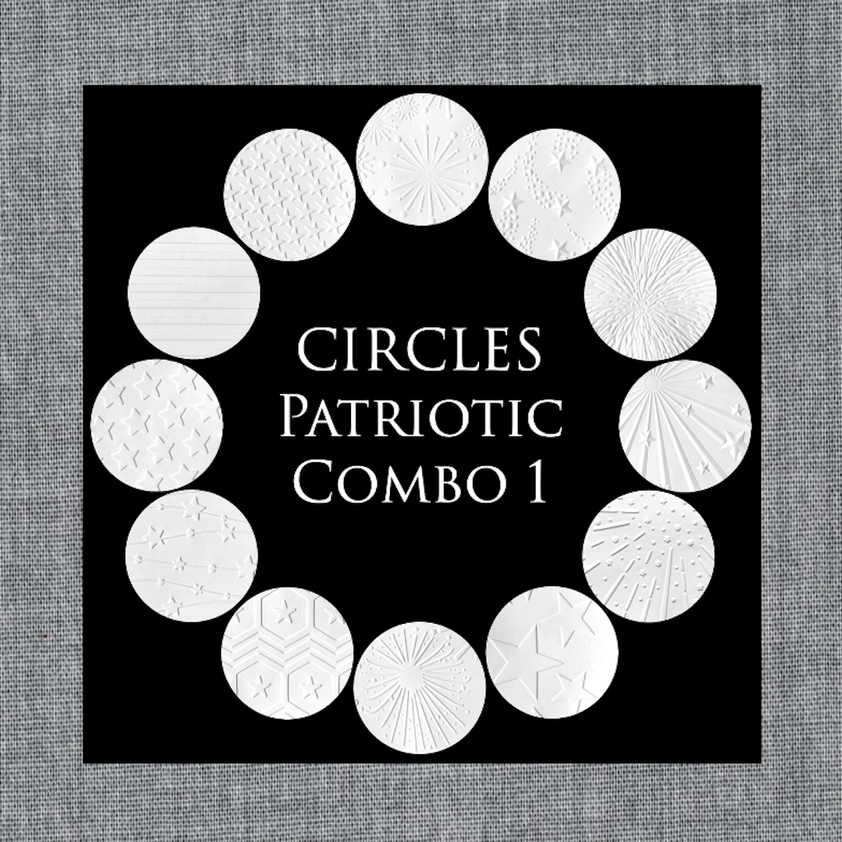 Cookie Parchment Texture Sheets - Patriotic Combo 1