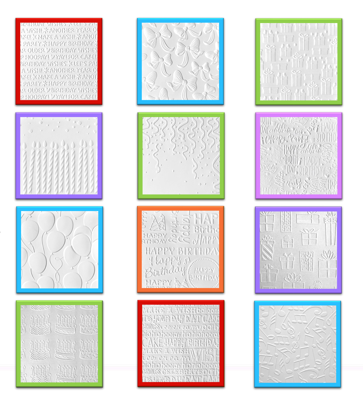 Parchment Texture Sheets – Birthday Combo 1