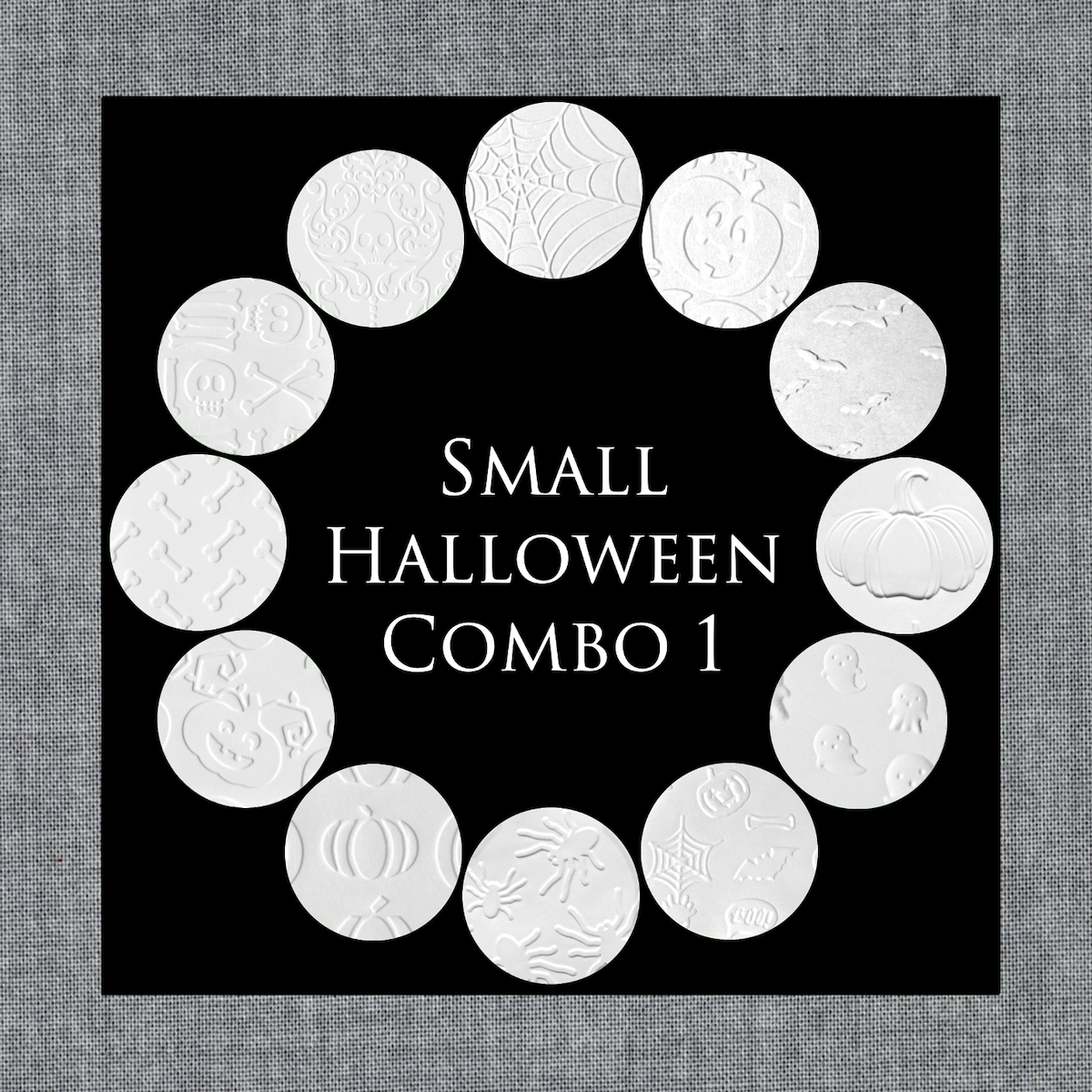 Cookie Parchment Texture Sheets – Halloween Combo 1