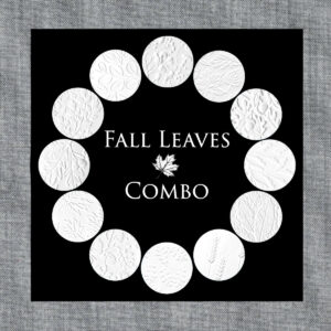 Cookie Parchment Texture Sheets – Fall Leaves Combo