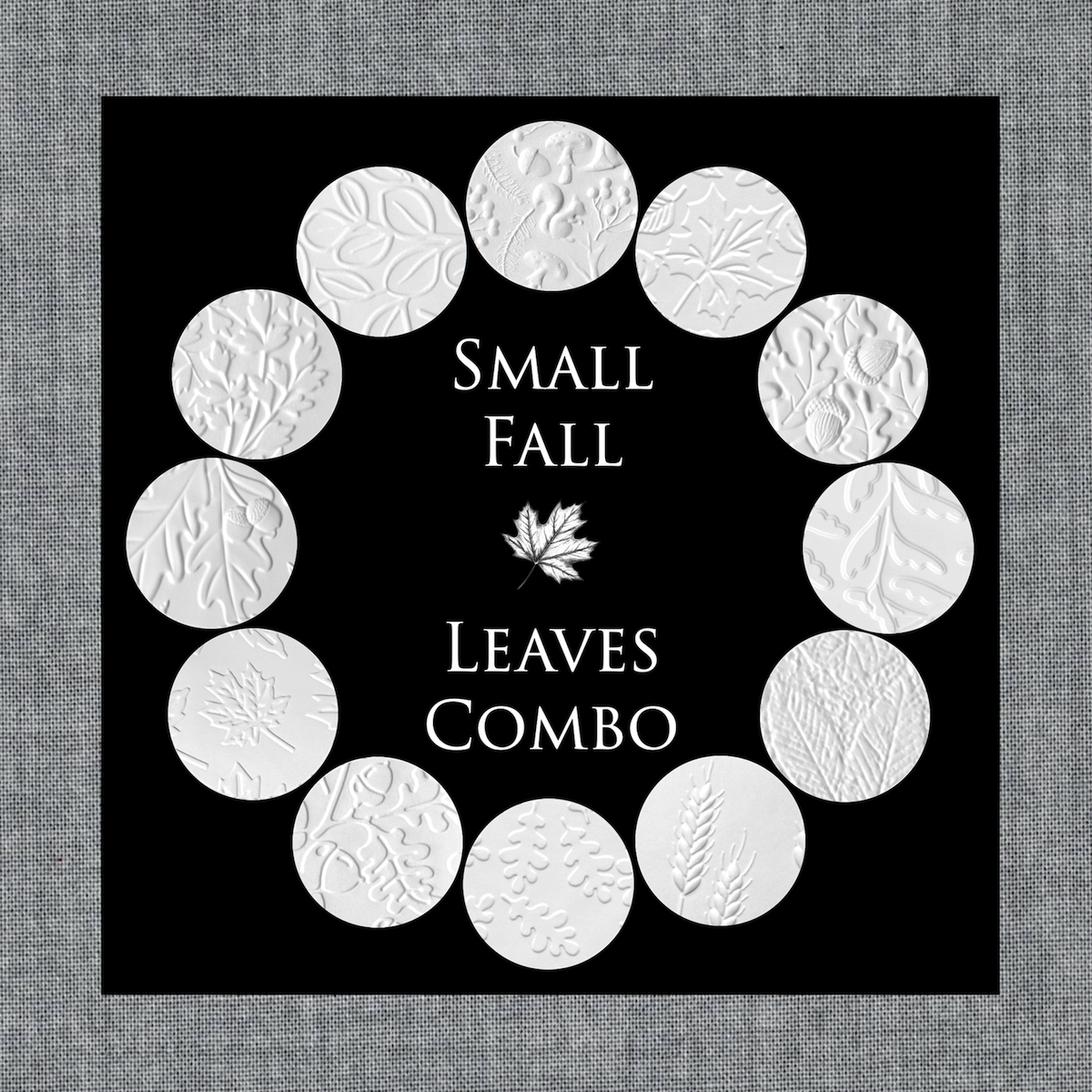 Cookie Parchment Texture Sheets – Fall Leaves Combo