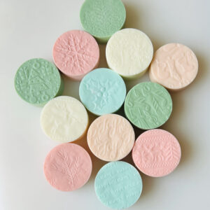 Parchment Texture Circles – Christmas Combo 1