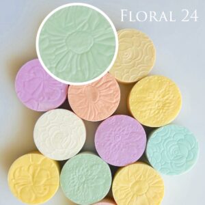 textured-parchment-paper-circles-floral-24-pt181C