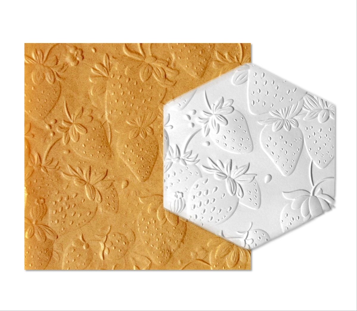 Parchment Texture Sheets – Strawberries