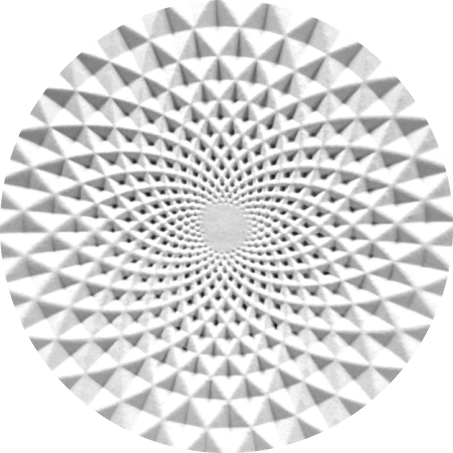 Parchment Texture Circles – Geometric Op Art
